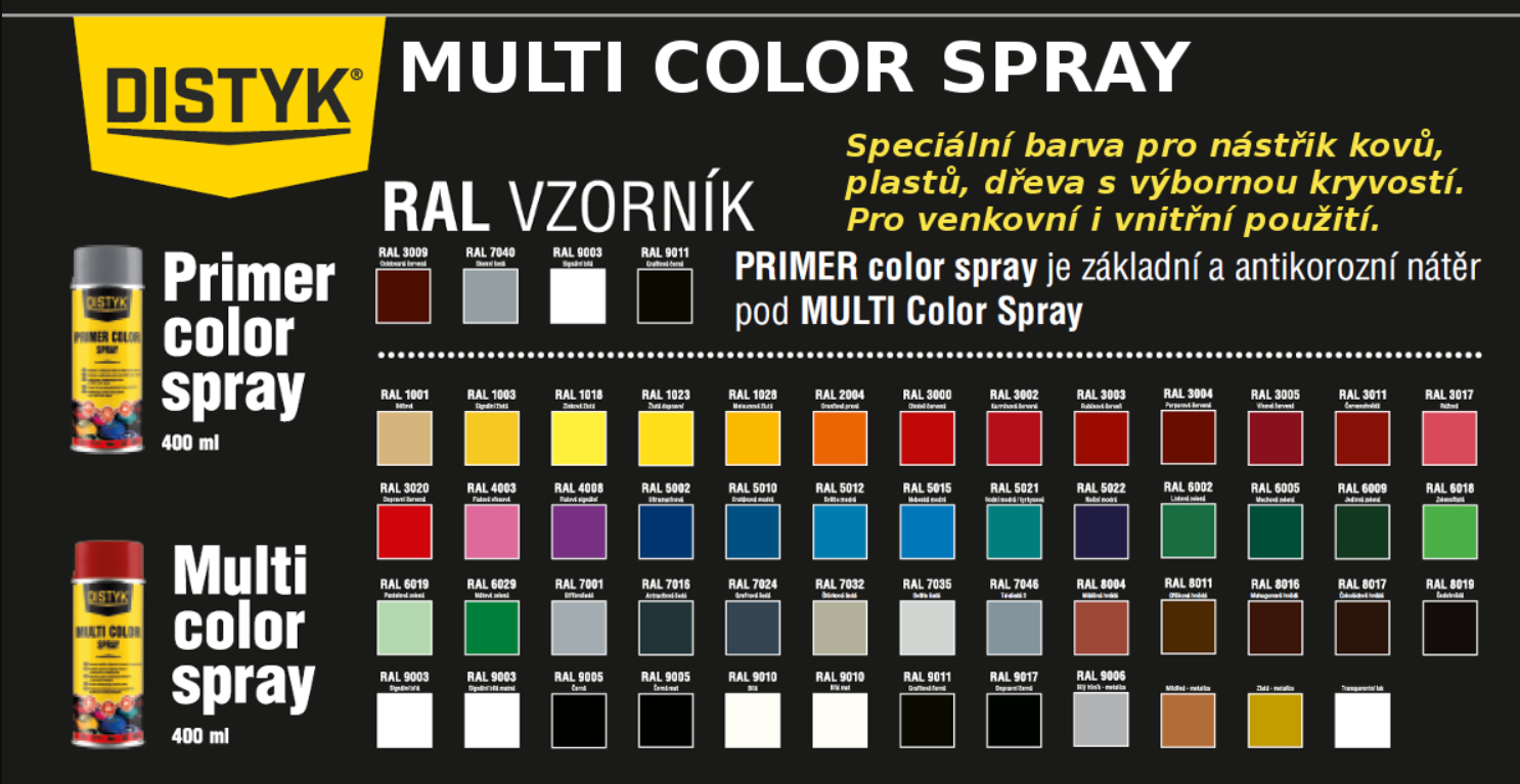 Dystik Color spray
